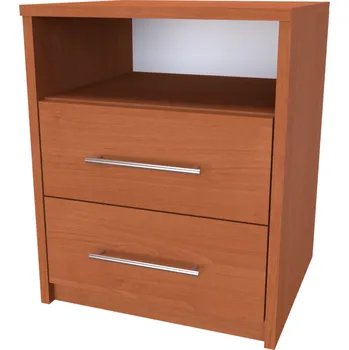 Noční stolek NÁBYTEK MIKULÍK s.r.o. ELITE - noční stolek, 45x40x56cm Dekor: olše Šířka: 45cm, Dekor: olše