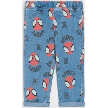 Sinsay - Dívčí jeans kalhoty Spidey & His Amazing Friends - námořnická modrá - 700EM-59J - 700EM-59J-98