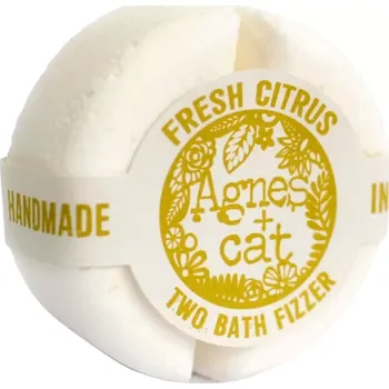 bomba do koupele Cat & Agnes Šumivá bomba do koupele 2v1 Agnes+Cat Citrus 210 g