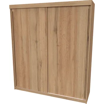 Šatní skříň NÁBYTEK MIKULÍK s.r.o. MERKUR XL - šatní skříň, 180x58x205cm Dekor: dub grande Šířka: 180, Výška: 205, Dekor: dub harmony