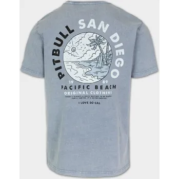 Pánská móda PitBull West Coast Triko PLANET SURF - modré - PWC_PTPLANETSRF_BLUE Velikosti: M