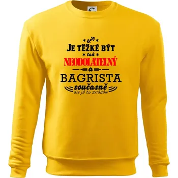 Pánská mikina Je těžké být neodolatelný bagrista - Mikina Essential pánská - 2XL ( Žlutá )