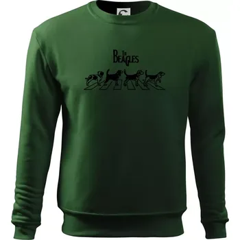 The Beagles - Mikina Essential dětská - 158 cm/12 let ( Lahvově zelená )