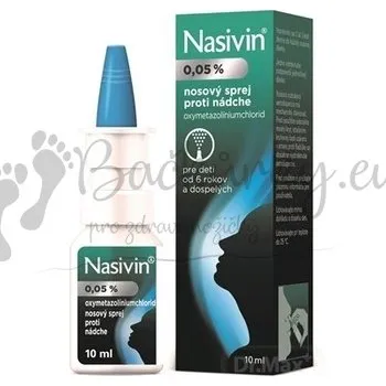 Lék na kašel, rýmu a nachlazení NASIVIN 0,05 procentní sprej
