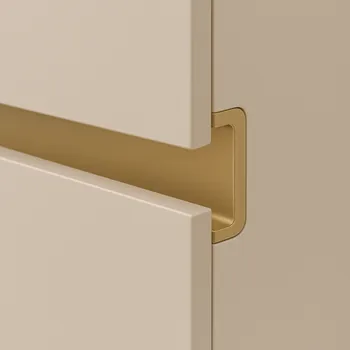 Paradox Úchytkový profil za dvířka OLYMP - C / Zlatá matná 3 m