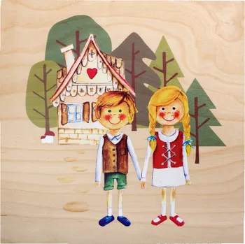 Dětský obrázek na zeď - Perníková chaloupka