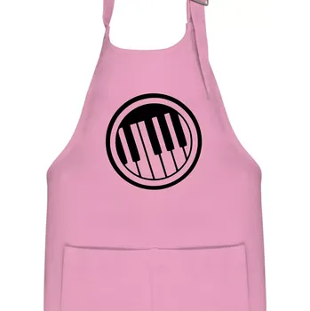 Kuchyňská zástěra Piano kruh - Dětská zástěra na vaření - Univerzální velikost ( Růžová )