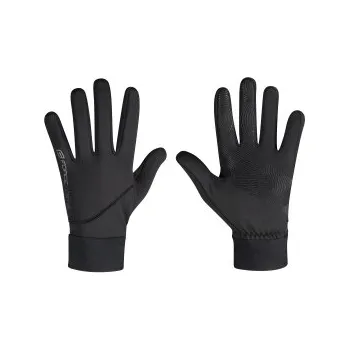 Cyklistické rukavice Rukavice FORCE CLIME, černé (Barva černá, velikost XXL)