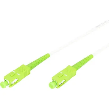 Síťový kabel Digitus DK-2922A-10-SCA-SX optické vlákno optické vlákno, skleněné vlákno kabel 10000 cm bílá, zelená, limetkově zelená