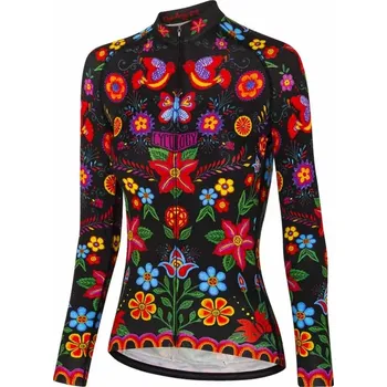 cyklistický dres Cyklodres CYCOLOGY Summer Frida, dámský, dlouhý rukáv (Motiv Frida, velikost XXL)