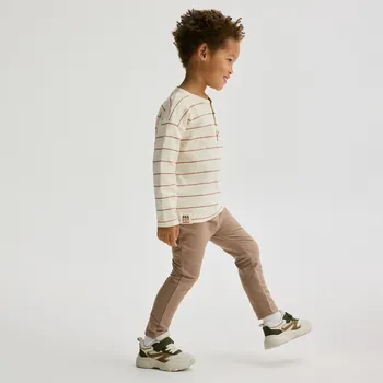 Chlapecké kalhoty Reserved - Legíny s vysokým podílem bavlny - kávová - 092FO-84X - 092FO-84X-104