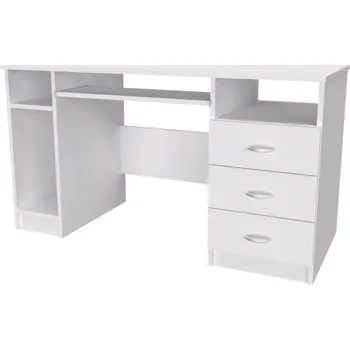 Psací stůl NÁBYTEK MIKULÍK s.r.o. BETA - psací stůl, 135x60cm Dekor: olše Šířka: 135cm, Dekor: bílá struktura