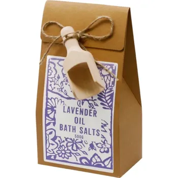 Koupelová sůl Cat & Agnes Dárková aromaterapeutická sůl Levandule 500 g