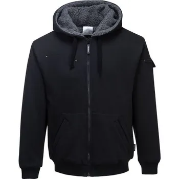 Pánská mikina PortWest | Mikina Pewter s podšívkou - Black / XL / XL / černá