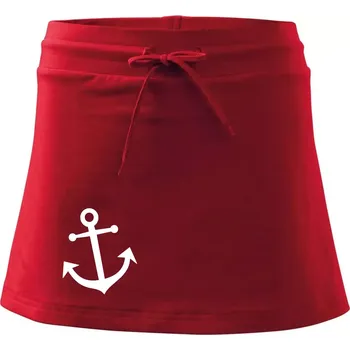 Dámská sukně Kotva - Sportovní sukně - two in one - L ( Červená )