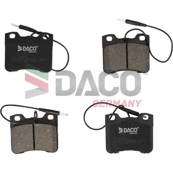 Brzdová destička Sada brzdových destiček, kotoučová brzda DACO GERMANY 320610