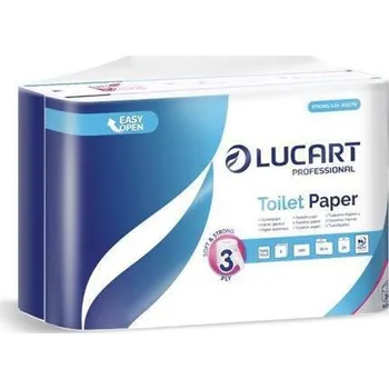 Toaletní papír LUCART Toaletní papír Cash and Carry Strong 3.24, bílá, 3-vrstvý, 24 rolí, malá role, LUCART 811C78 ,balení 24 ks 228752