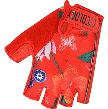 Cyklistické rukavice Cyklistické rukavice Cycology Aloha (Motiv Aloha, velikost L)