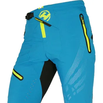 Cyklistické kalhoty Dámské cyklokraťasy HAVEN ENERGY blue/yellow (Barva modrá/žlutá, velikost L)