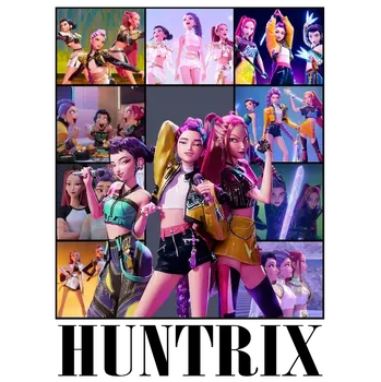 Nášivka NAŽEHLOVAČKA - Funny Huntrix Kpop Demon Hunters