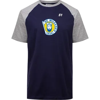 Pánské tričko Kappa Logo Cafy HC MILEVSKO modrá/šedá 3XL