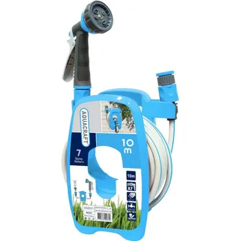 Zahradní hadice Navíječ AQUACRAFT 990490, se zahradní hadicí 3/8", L-10 m, zavlažovací p