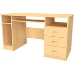 NÁBYTEK MIKULÍK s.r.o. Praktický psací stůl BETA 135x60cm, olše, odolné lamino, univerzální design Šířka: 135, Výška: 75, Dekor: javor