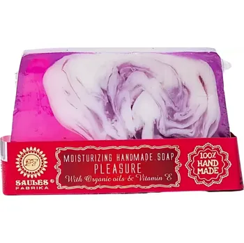 Mýdlo Saules Přírodní ručně vyráběné krájené mýdlo Smyslnost 80 g