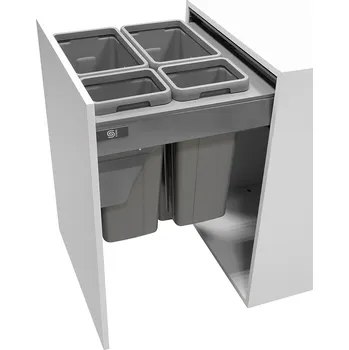 Odpadkový koš K-StrongBins komplet sorteru 72l 2x27l + 2x9l