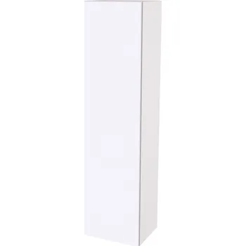 Koupelnový nábytek NÁBYTEK MIKULÍK s.r.o. CUBE 1 - horní závěsná skříňka s dvířky, 40x140cm Dekor: olše Šířka: 40, Výška: 140, Dekor: bílá struktura