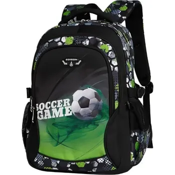 Dětský batoh Školní batoh Fotbal zelený