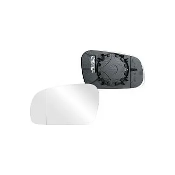 Auto zrcátko Sklo levého zpětného zrcátka VOLKSWAGEN FOX | 2005 a výše | vyhřívané | chromové | asférické | VIEW MAX |