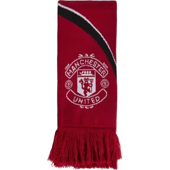 Šála Fanouškovská šála adidas MANCHESTER UNITED FC SCARF UNI Červená, Bílá