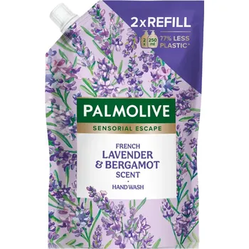 Mýdlo Palmolive Tekuté mýdlo Sensorial Escape French Lavender & Bergamot náhradní náplň 500 ml
