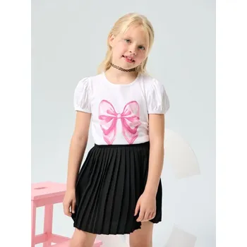 Sinsay - Tričko s nabíranými rukávy - bílá - 847DN-00X - 847DN-00X-110