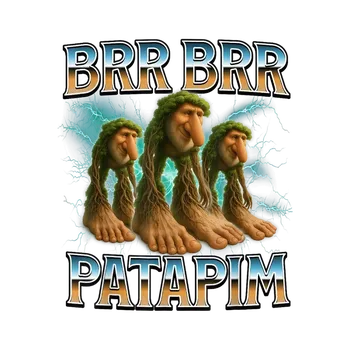 Nášivka NAŽEHLOVAČKA - Brr Brr Patapim
