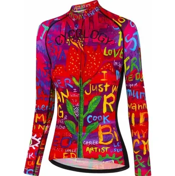 cyklistický dres Cyklodres CYCOLOGY Summer See Me, dámský, dlouhý rukáv (Motiv See Me, velikost S)