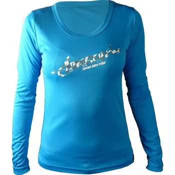 cyklistický dres Dámský dres HAVEN AMAZON LONG blue/white (Barva modrá/bílá, velikost M)