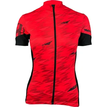 Cyklistické oblečení Dres HAVEN Skinfit NEO women red/black (ultralehký funkční dres HAVEN, velikost XL)