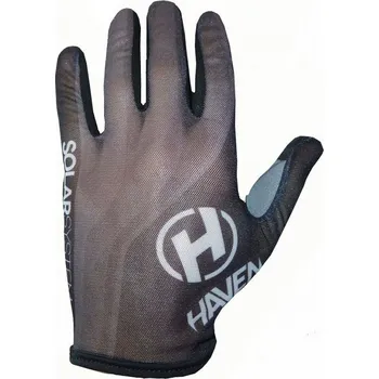 Cyklistické rukavice Dlouhoprsté rukavice HAVEN SOLAR LONG black (Barva černá, velikost 3XL)