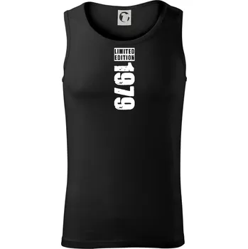 Pánské termoprádlo Limited edition 1979 pruh - Tílko pánské Core - L ( Černá )