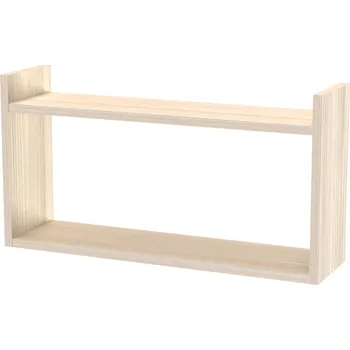 Knihovna NÁBYTEK MIKULÍK s.r.o. IVA - závěsná polička, 70x37cm Dekor: olše Šířka: 70cm, Dekor: akácie světlá