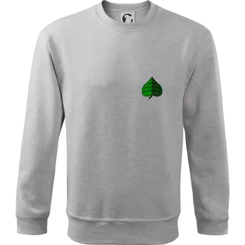 Chlapecké tričko Prší - Zelený - prso - Mikina Essential dětská - 158 cm/12 let ( Světlešedý Melír )