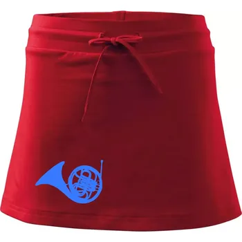 Dámská sukně Blue French Horn - Sportovní sukně - two in one - S ( Červená )
