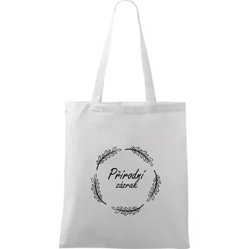 Přírodní zázrak - Taška bavlněná - 42 x 38 cm ( Bílá )