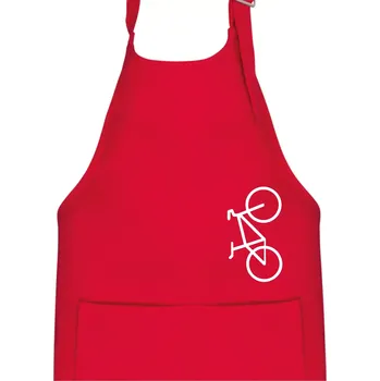 Kuchyňská zástěra Kolo na výšku - Dětská zástěra na vaření - Univerzální velikost ( Červená )