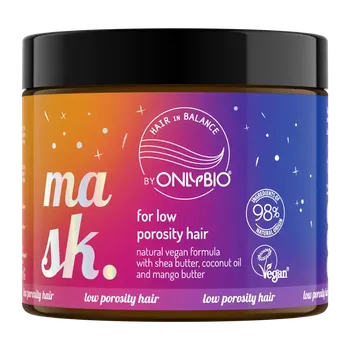 Vlasová regenerace OnlyBio Maska na vlasy s nízkou pórovitostí 400 ml