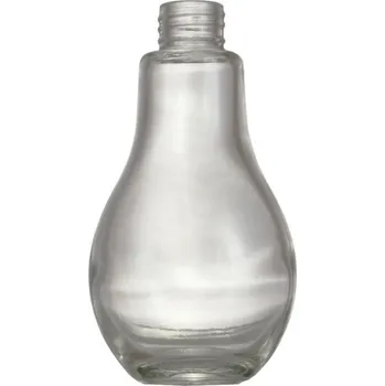Láhev Žárovka 0,2l bezbarvá včetně uzávěru