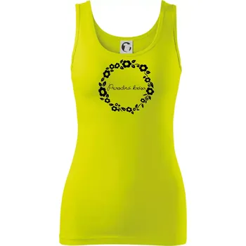 Dámské tričko Přírodní krása - Dámské tílko - 2XL ( Limetková )