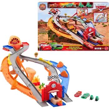 auto na autodráhu Hrací set Disney Cars Radiator Springs